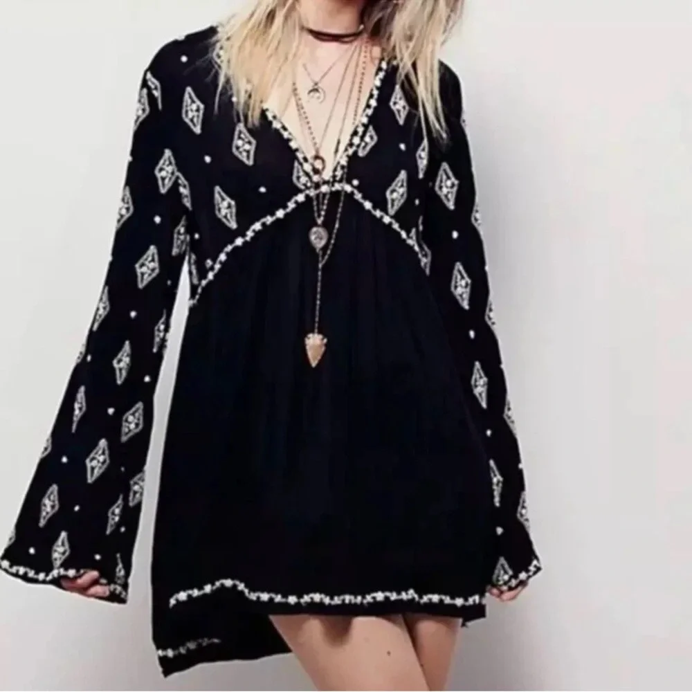 Free People Diamond Embroidered Tunic - Picture 5 of 14